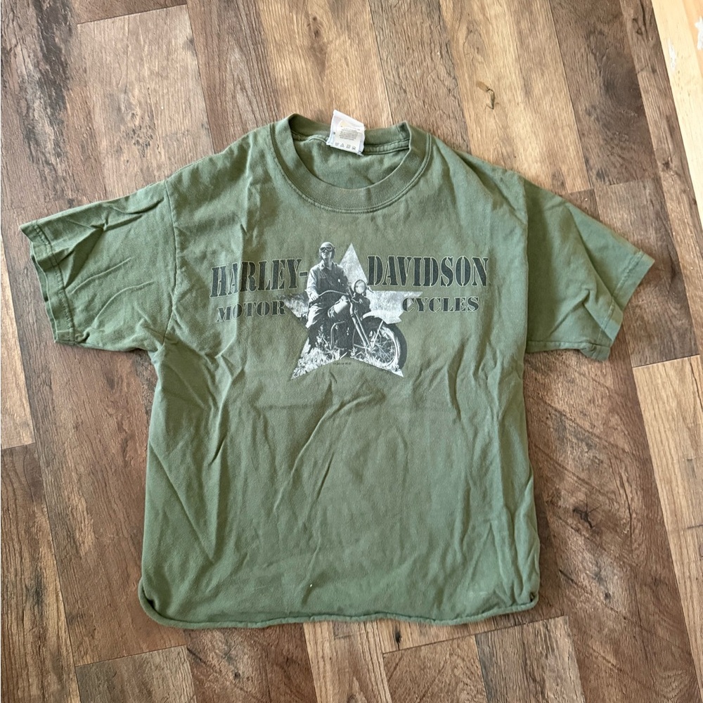 Harley-Davidson Kids Olive Graphic Tee